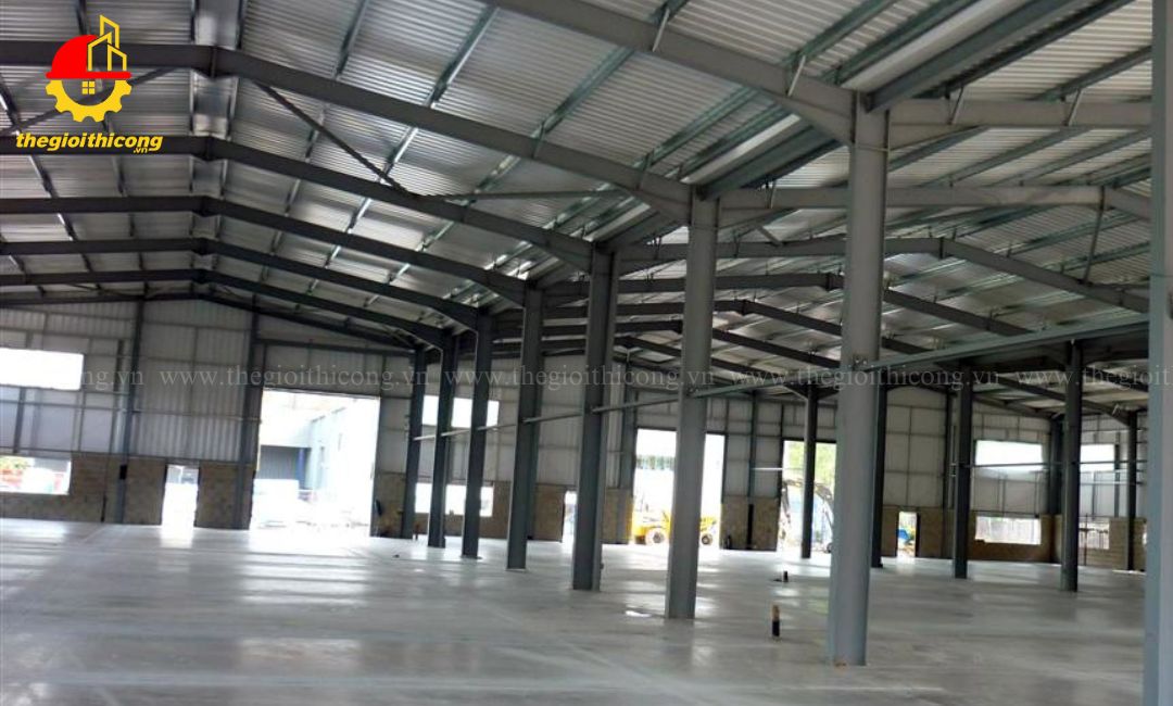 xây dựng nhà xưởng thép tiền chế