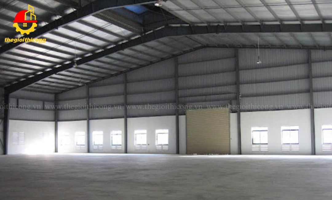 xây dựng nhà xưởng thép tiền chế