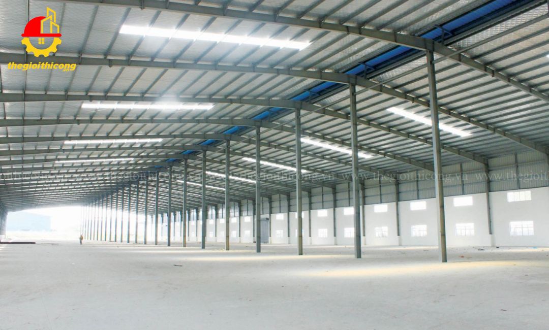 xây dựng nhà xưởng thép tiền chế