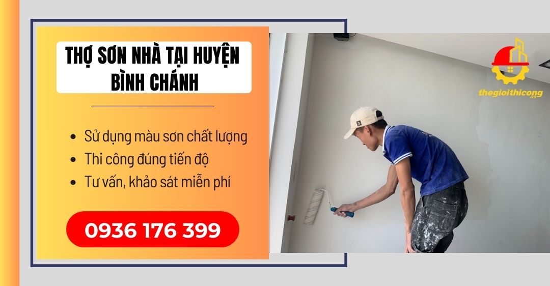 thợ sơn nhà tại huyện bình chánh