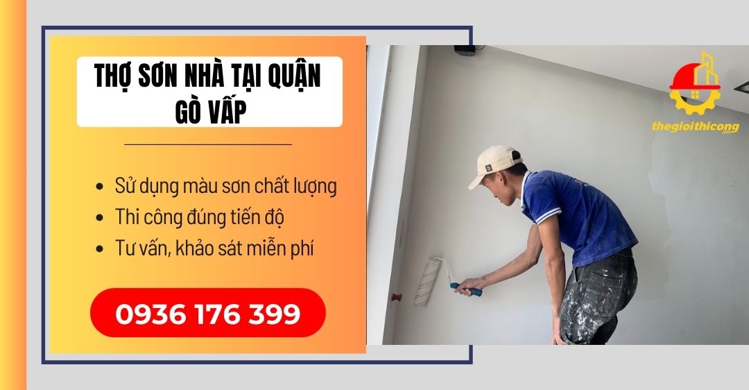 thợ sơn nhà tại quận gò vấp