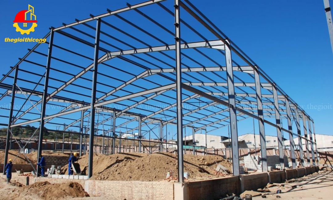 xây dựng nhà xưởng thép tiền chế