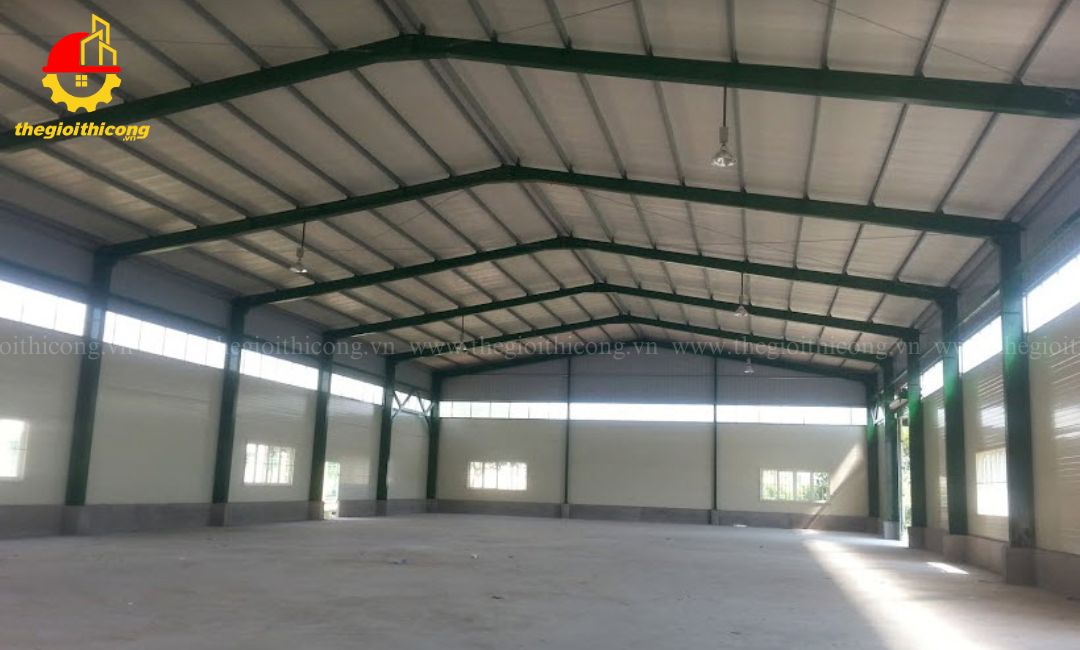 xây dựng nhà xưởng thép tiền chế