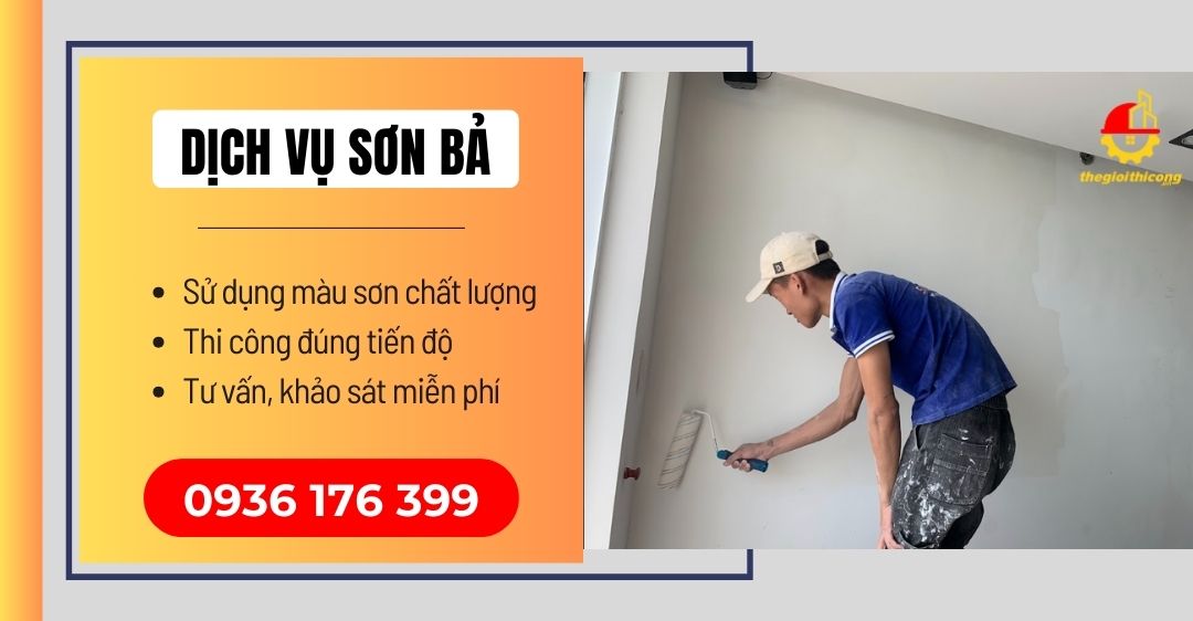dịch vụ sơn bả